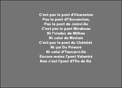 Qu'a-t-il de singulier, ce pont du Prieuré plié en 4 ? C'est un pont ...