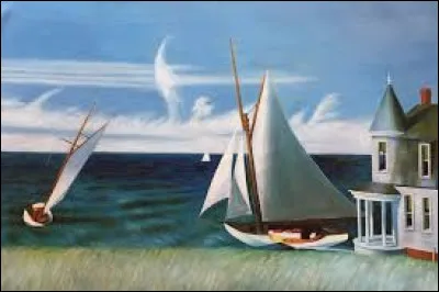 Qui a peint ce tableau intitulé "The Lee Shore" ?