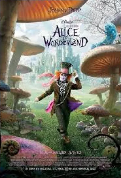 Quelle couleur représente la gentille reine dans le film "Alice au pays des merveilles" ?