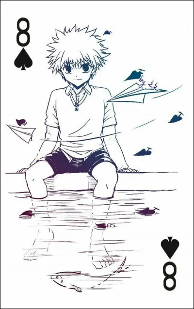 Quel numéro porte Killua lors de l'examen Hunter ?