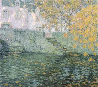 Qui a peint "Automne doré Quimperlé" ?