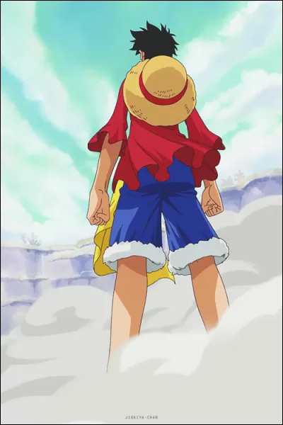 Où Luffy a-t-il une cicatrice ?