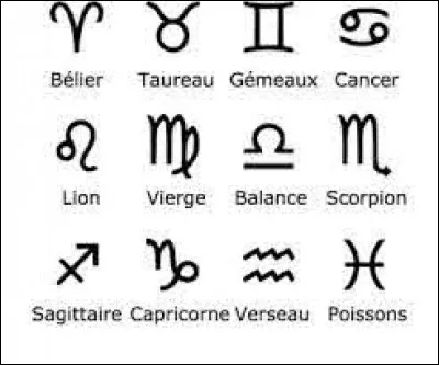 Quel est ton signe astrologique :