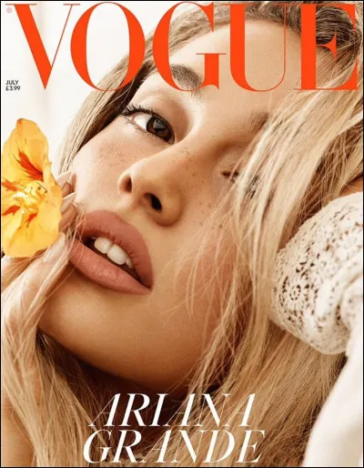 Quand a-t-elle fait la couverture du magazine Vogue ?