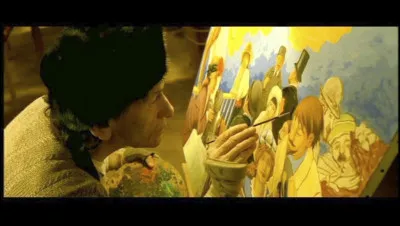 Dans cette scène tirée du film "La Fabuleuse histoire d'Amélie Poulain", quelle uvre est reproduite ici par l'acteur Serge Merlin ?