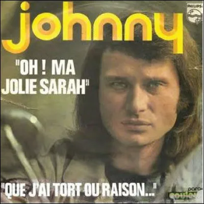 Commençons par l'idole des jeunes ! Bon, ce n'est pas Johnny qui écrivait ces pochettes de disque, mais tout de même... Quelle est la faute ?