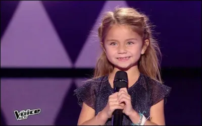 En quelle année a-t-elle a participé à "The Voice Kids" ?