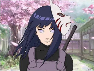 De qui Hinata est-elle amoureuse depuis le début de l'animé ?