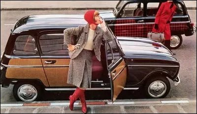 Cette série limitée de Renault 4 avec son cannage or ou rouge se nommait...