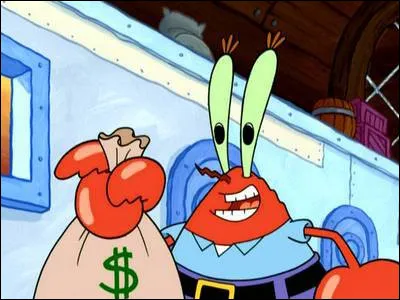 Où est-ce que le capitaine Krabs garde son argent dans la saison 1 ?