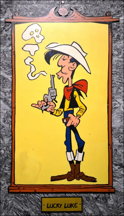 "Lucky Luke" est une bande dessinée créée par Morris et...