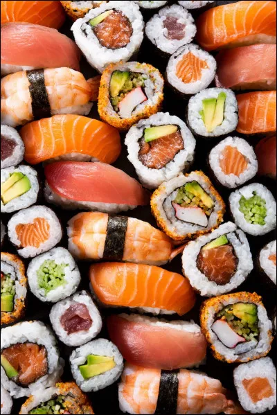 Les sushis sont des plats...