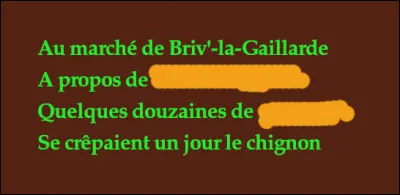 Ça commence par des légumes... (Et il y a toujours 2 rimes à retrouver !)