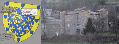 - "S'cusez-nous, vu qu'on est un peu dans l'A(r)dèche, on a pas de blason..."
-"C'est pour ça, on n'a pas l'habitude !"
[Quel est le nom de ce village, en complétant le dialogue au-dessus]