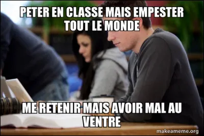 Tu es en classe, quand soudain, tu entends un pet bien sonore et bien odorant. Il s'avère que c'est ta meilleure amie, Julie, qui a pété car elle à la diarrhée. Elle te demande de garder le secret et de ne pas dire à toute la classe que c'est elle qui a péter ! Que fais-tu ?