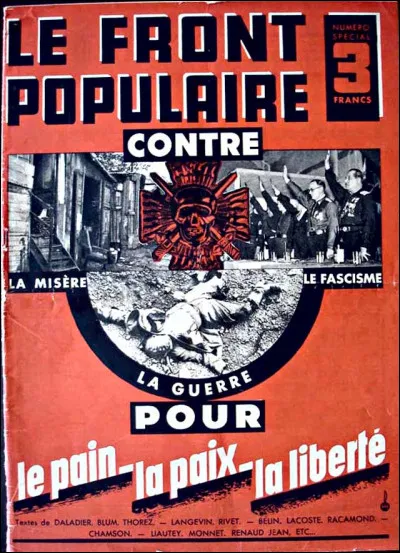 En France, se créent des ligues, au profit de l'extrême droite :