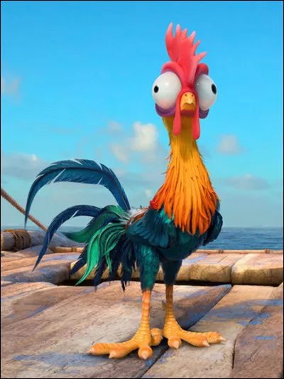 Comment sappelle le coq de Vaiana ?