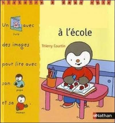 On commence avec une question pour les tout petits : qui est à l'école ?