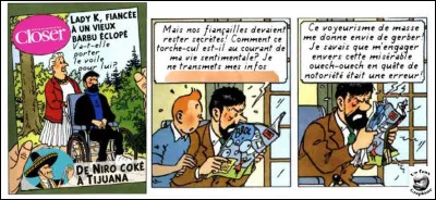 Selon "Un faux graphiste"* et son meilleur des mondes possibles, Haddock reste un être vulnérable : quel organe de presse trouve grâce à ses yeux ?