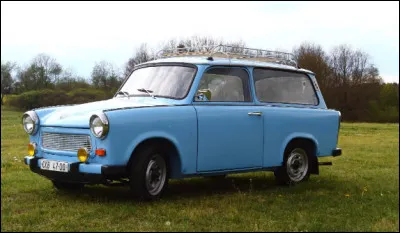 Icône de l'automobile est-allemande, cette citadine a une longévité assez importante. Quelle est cette voiture ?