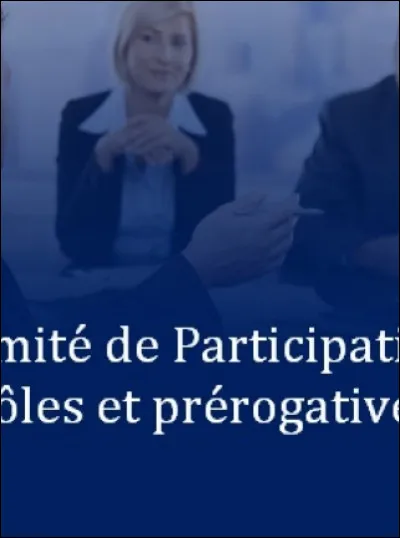 Le comité de participation est une institution représentative du personnel , disposant de :