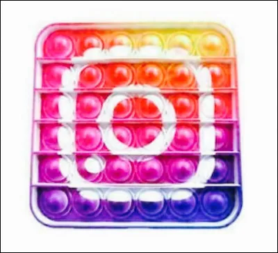 À quel logo d'application ce Pop It te fait-il penser ?