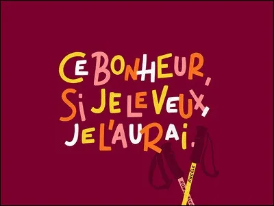 Musique : Qui a chanté " le spleen n'est plus à la mode, c'est pas compliqué d'être heureux" ?