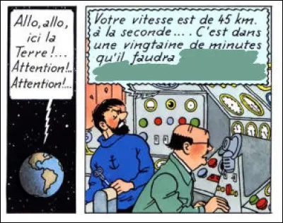 Nous retrouvons nos aventuriers en route - ou en vol, plutôt - vers la Lune. Qu'annonce-t-on à l'ingénieur Wolf ?