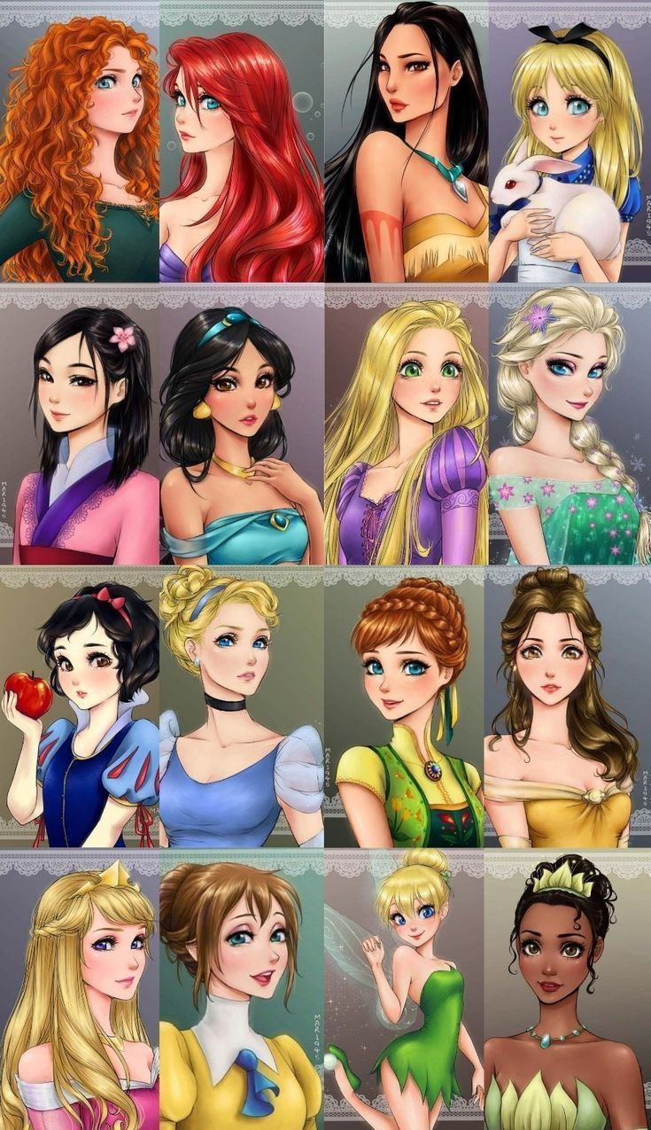Quiz Princesses Disney #1 - Dessins Animés - Niveau Moyen
