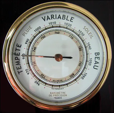 Comment se nomme cet instrument qui permet de mesurer la pression de l'air à un endroit donné ?