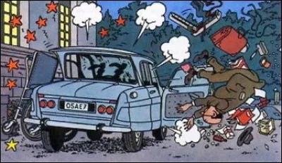 Quelle est cette auto du docteur représentée dans la BD "Les Bijoux de la Castafiore" ?