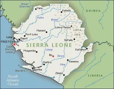 La capitale de la Sierra Leone est Freetown, ses habitants sont des Sierra-Léonais et la monnaie utilisée est nommée léone.