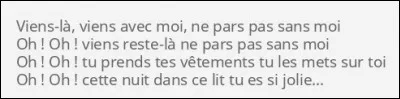 Musique : Dans une chanson d'Indochine, quelle est la couleur des yeux de la fille qui a les cheveux courts ?