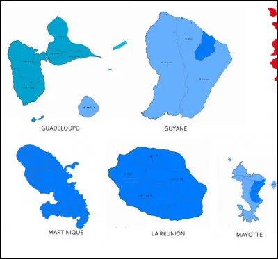 On distingue deux catégories, il y a les départements et régions d'outre-mer et les collectivités d'outre-mer. 
Quelle différence a un DROM par rapport à un COM ?