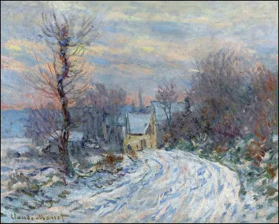 Quel impressionniste a réalisé le tableau "Hiver à Giverny" ?