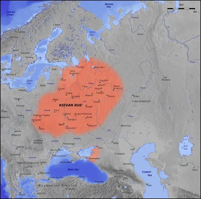 En 882, un certain Oleg, prince de Novgorod, sétablit à Kiev, où il fonde