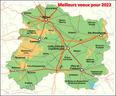 Le numéro du département de la Marne est le 52.