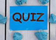 Quiz Un quizz en bleu