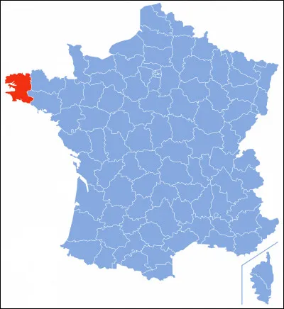 Le Finistère tire son nom de sa localisation géographique (fin de la terre)