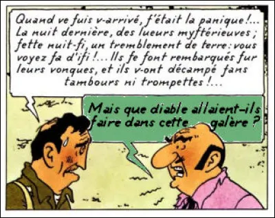 Rastapopoulos, dans un rôle (presque) de composition : celui de Géronte. De quelle pièce s'agit-il ?