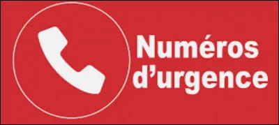 Pour appeler les secours d'urgence je dois composer le : (plusieurs réponses)