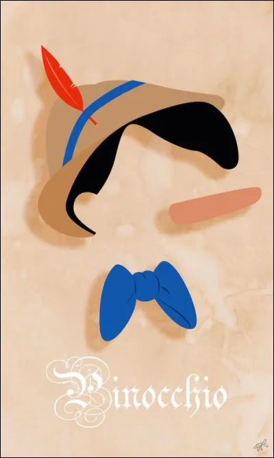 Quelle partie du visage de Pinocchio peut pousser ?