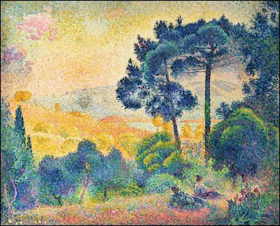 Qui a réalisé ce "Paysage de Provence" ?