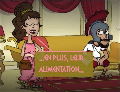 Tous les deux ans, c'est la même chose : Pénélope doit traîner Ulysse pour aller déjeuner chez leurs royaux cousins crétois, Minos et [...qui est sa femme ?]. Pénélope rappelle qu'...(complétez le dialogue ci-dessus !)