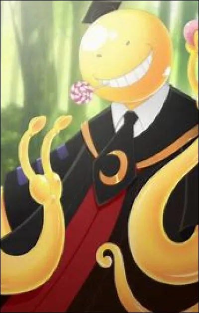 Koro-sensei est le professeur principal de la classe 3-F.