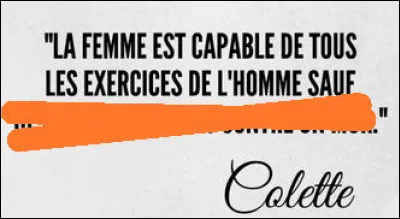 Comment se termine cette citation ?