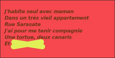 Trouvez le ou les mots manquants en tenant compte, bien sûr, de la versification !