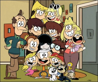 Combien sont, au total, les membres de la famille Loud ? (animaux compris)