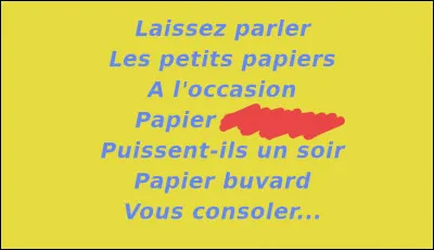 Tiens, un mot est barré : il faut le retrouver !