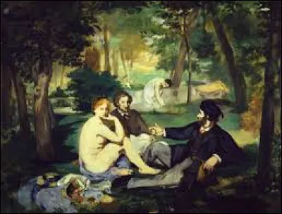 À quel peintre doit-on le tableau intitulé "Le Déjeuner sur l'herbe" ?